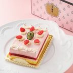【Q-pot CAFE.】ホイップ＆ストロベリー アニバーサリーケーキ(7.5cm×11cm※2～3名様) 1