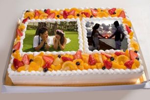 【70名～100名様前後向け】写真ケーキ 生クリーム 特大 37cm×57cm