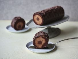 チョコレート・ロールケーキ《ヴィーガンケーキ》別途バースデーオプションあり